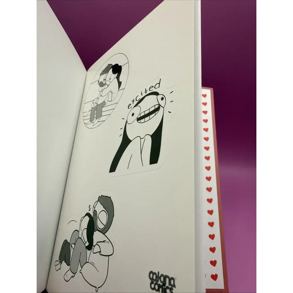 In Love & Pajamas Hardcover Catana Comics Includes Stickers